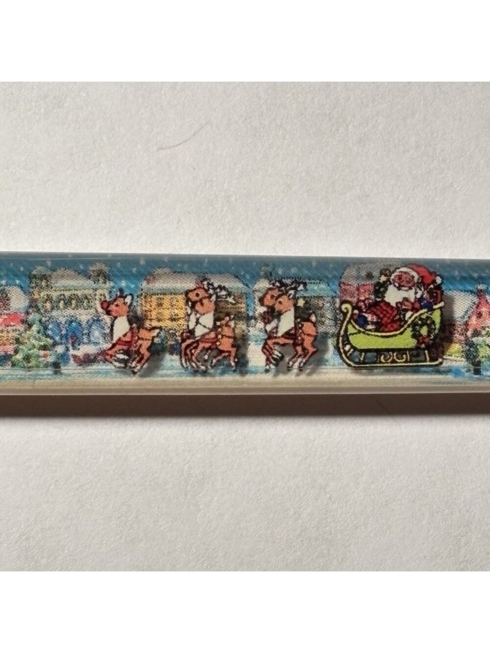 Koziar's Christmas Village Bernville PA Floaty Pen Santa Reindeer Souvenir Promo